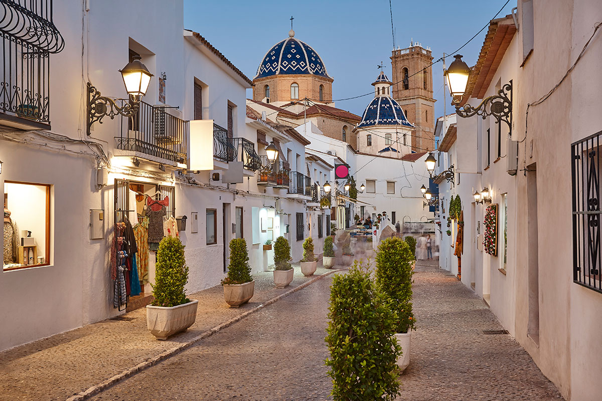 Casco antiguo de Altea para vacaciones perfectas en la Costa Blanca